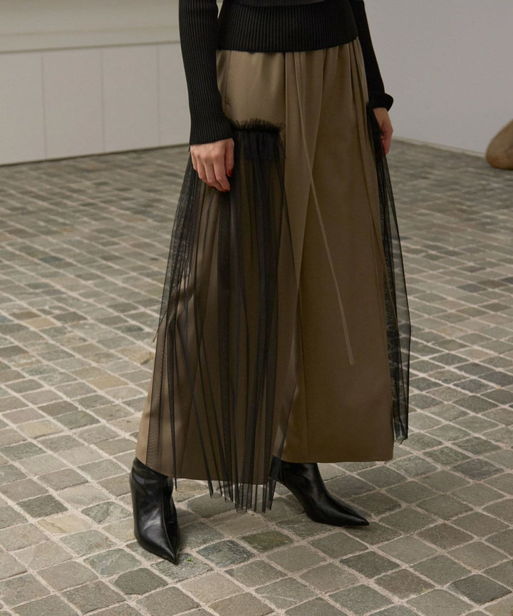 Curtain Flare Wide Slacks