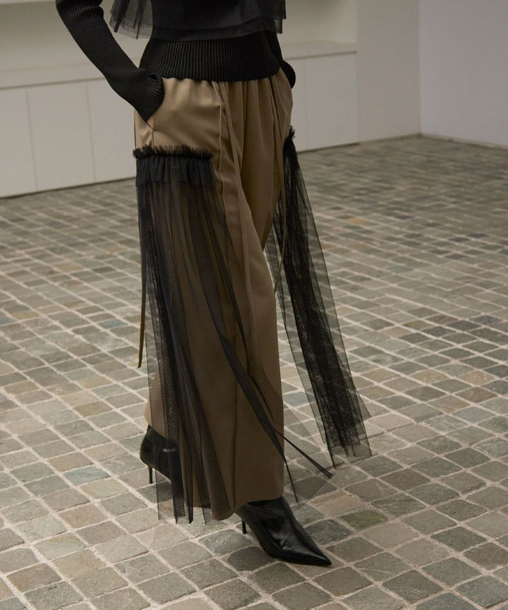 Curtain Flare Wide Slacks