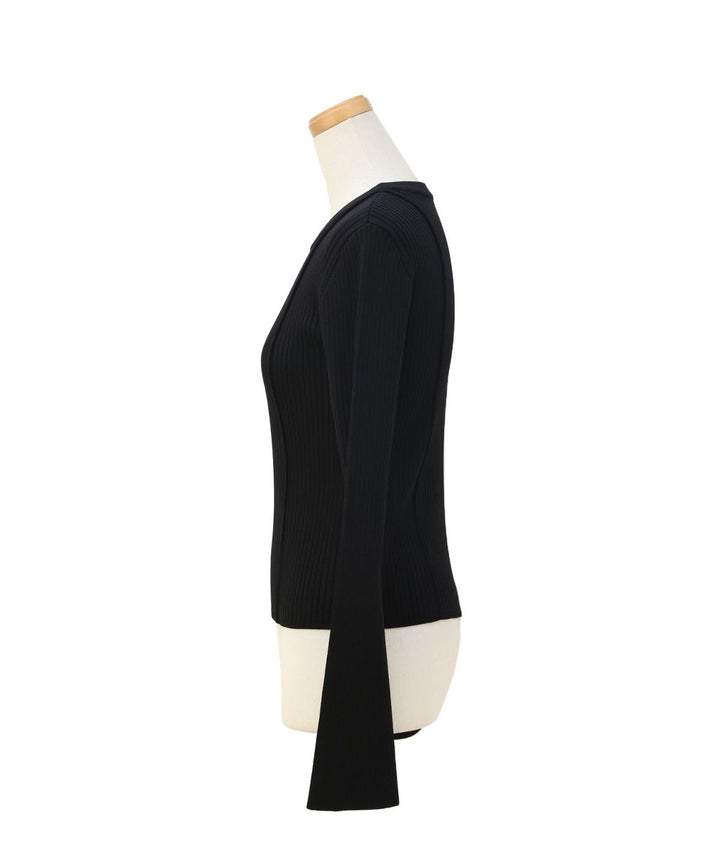Bell Sleeve Petal Knit Tops
