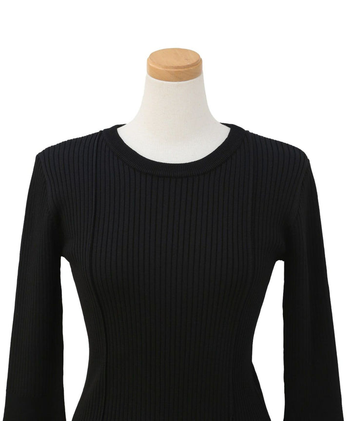 Bell Sleeve Petal Knit Tops