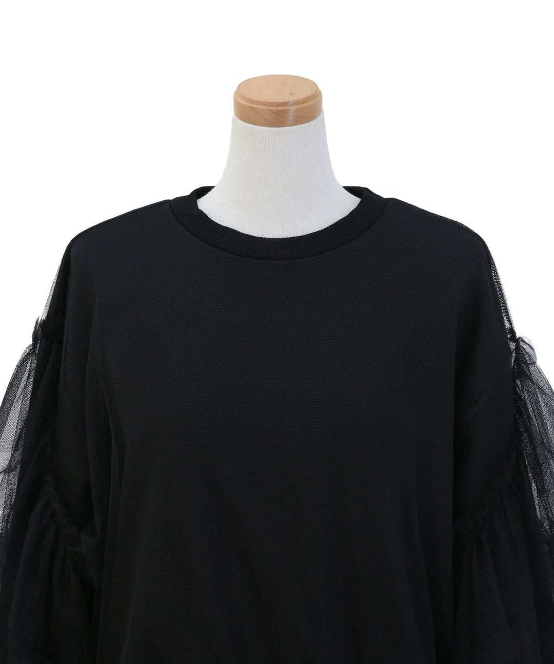 Tiered Sleeve Mix Sweat Tops