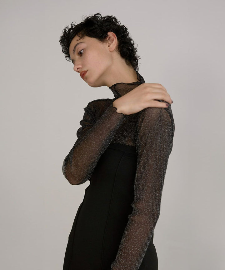 Knit Mix Bare Dress