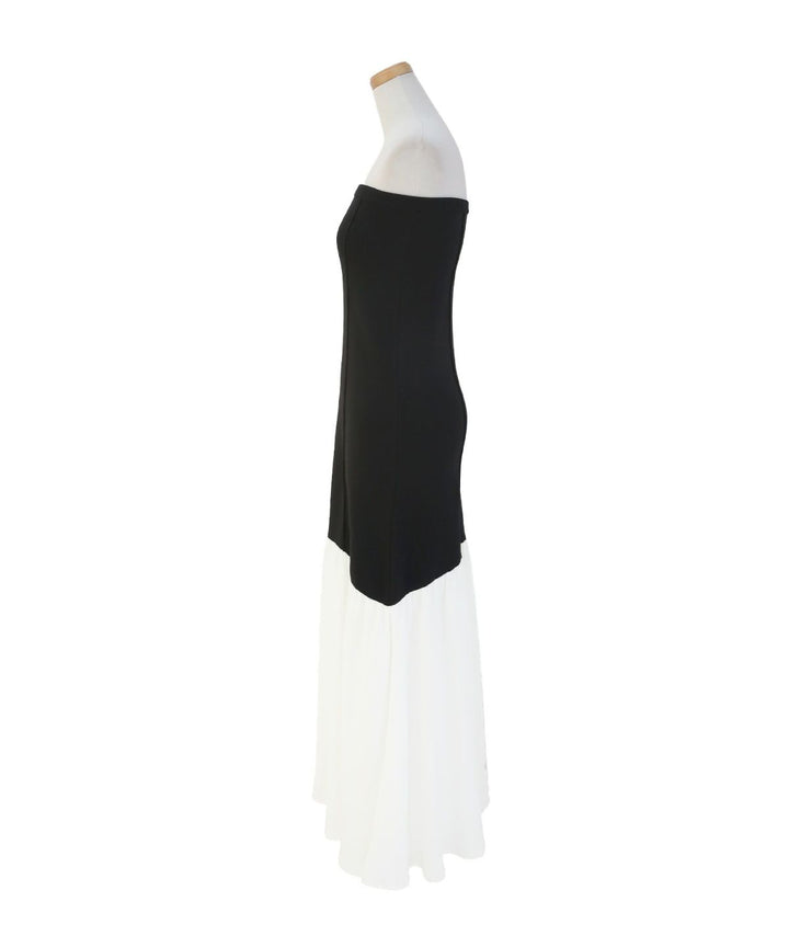 Knit Mix Bare Dress