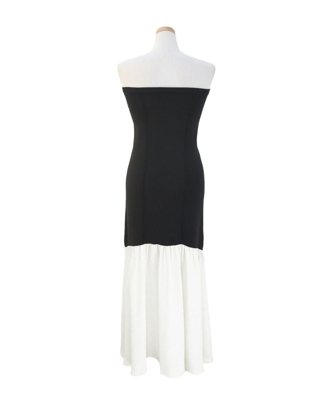 Knit Mix Bare Dress