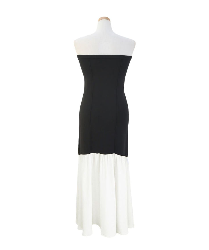 Knit Mix Bare Dress