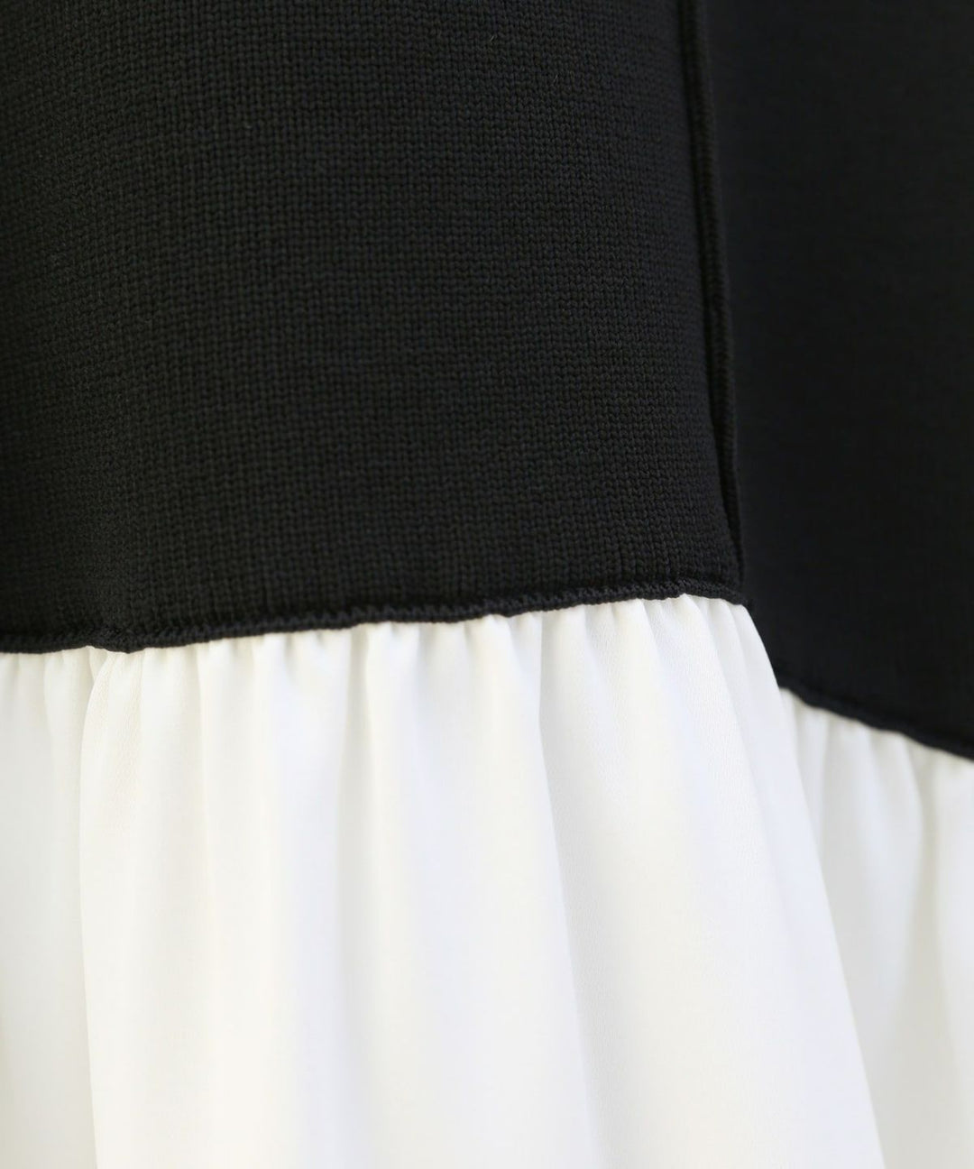 Knit Mix Bare Dress