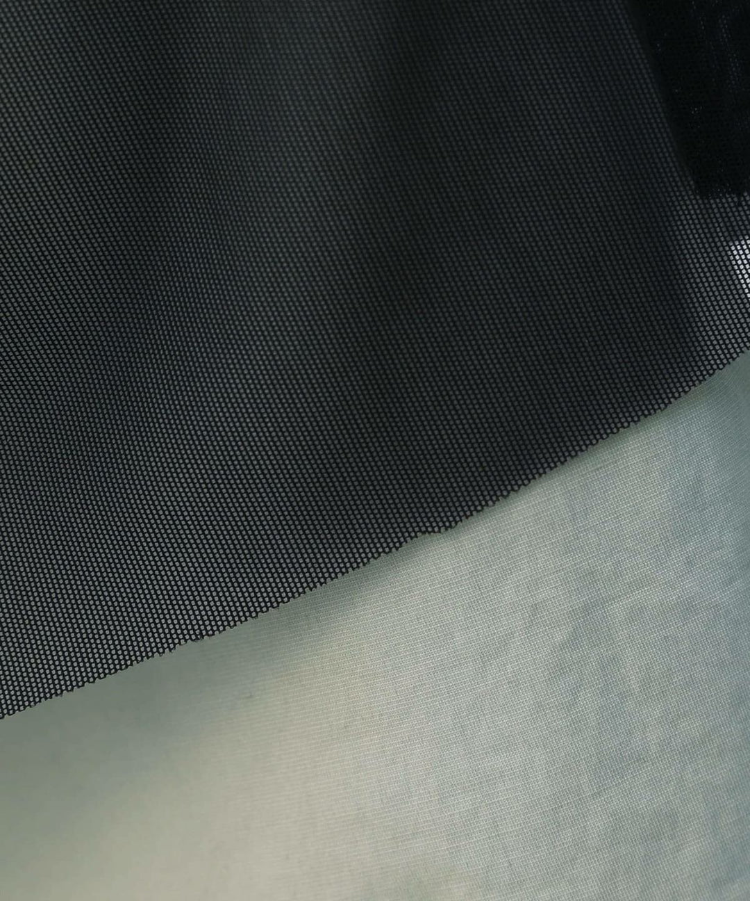 Mesh Drape Pencil Skirt