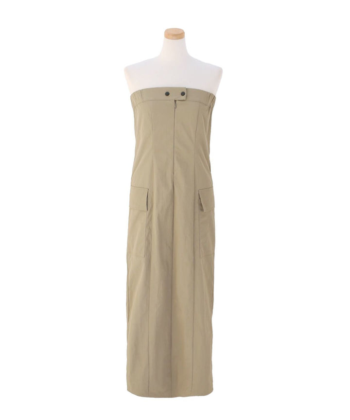 Military Nylon Wrinkle Dress