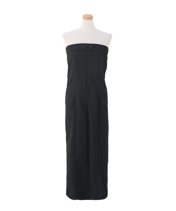 Military Nylon Wrinkle Dress