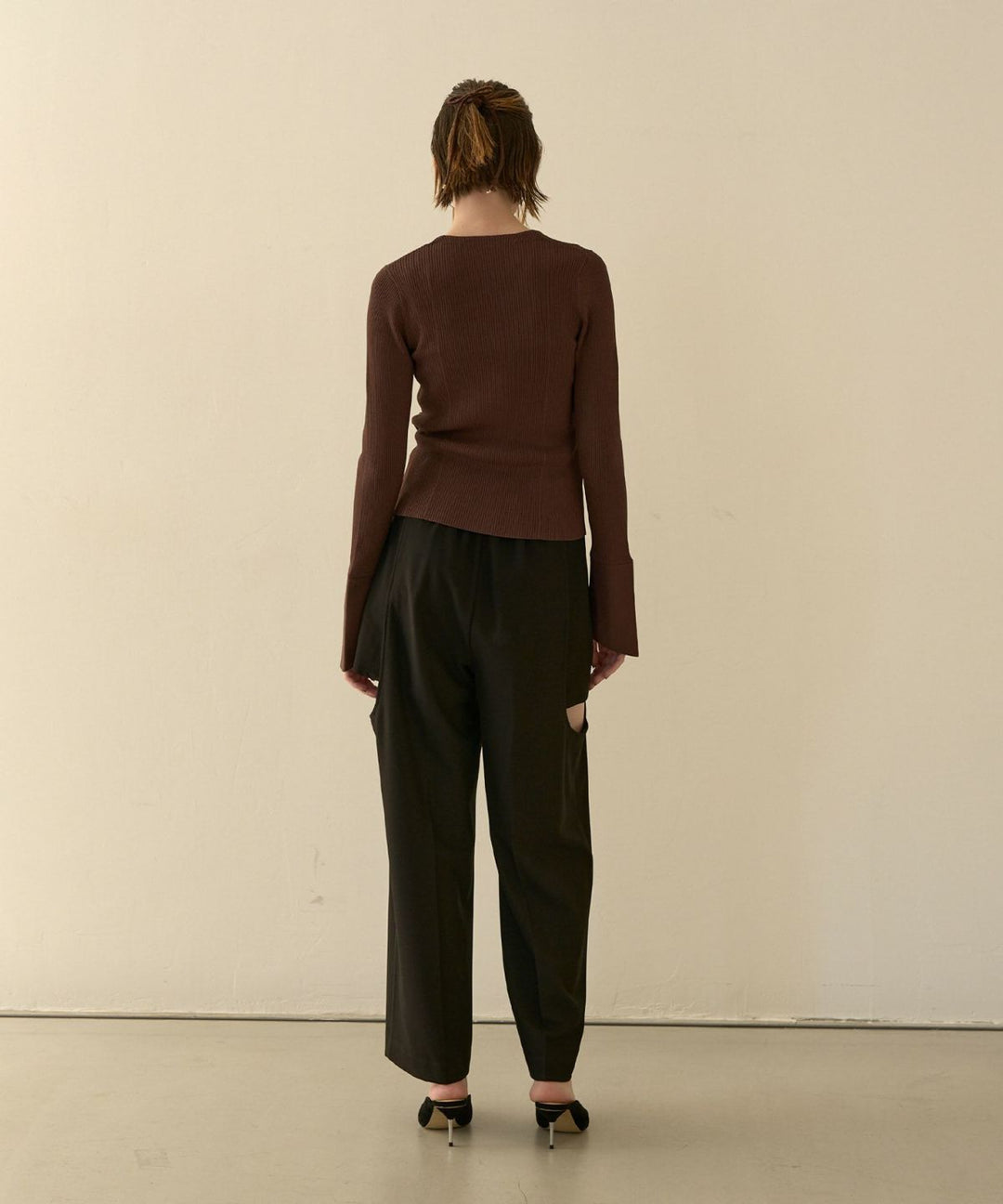 Petal Cuffs Cardigan Tops
