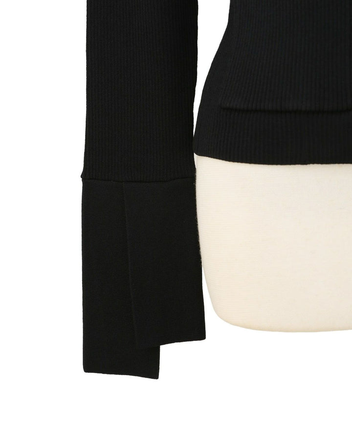 Petal Cuffs Cardigan Tops