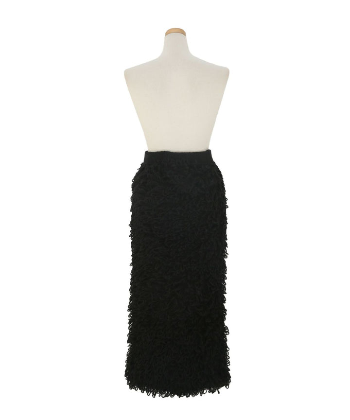 Loop Yarn Curly Skirt