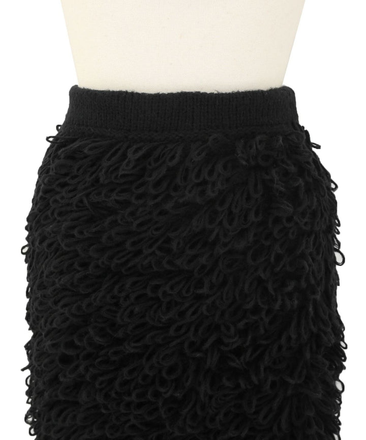 Loop Yarn Curly Skirt