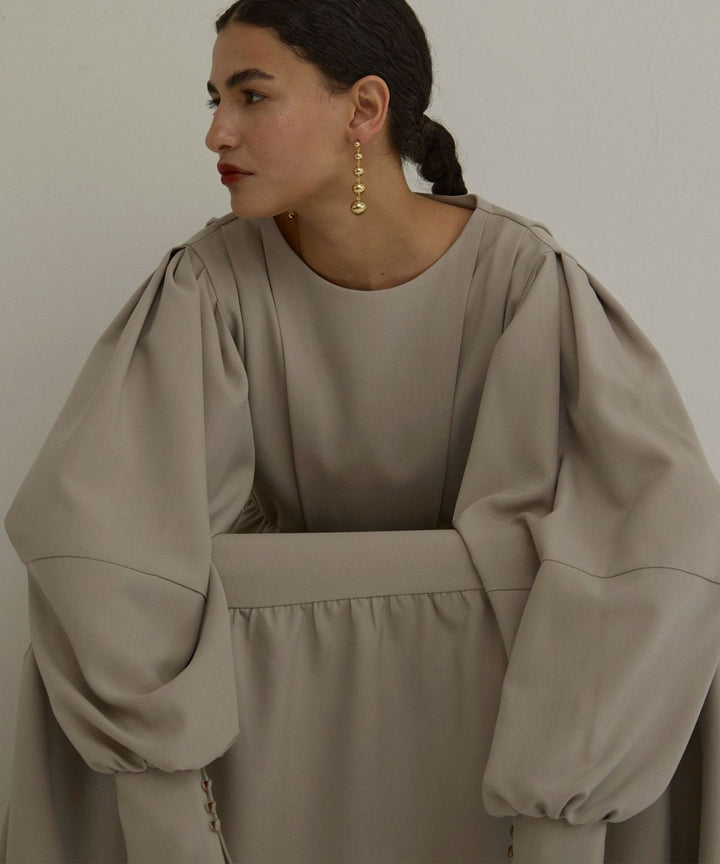 Tuck Tiered Dress