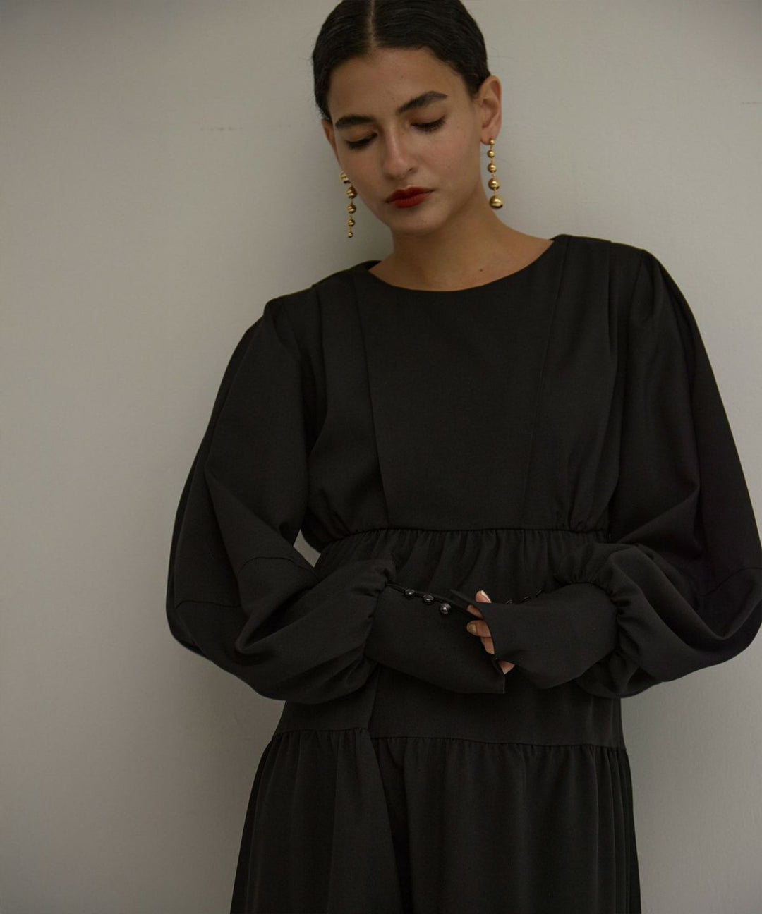 Tuck Tiered Dress