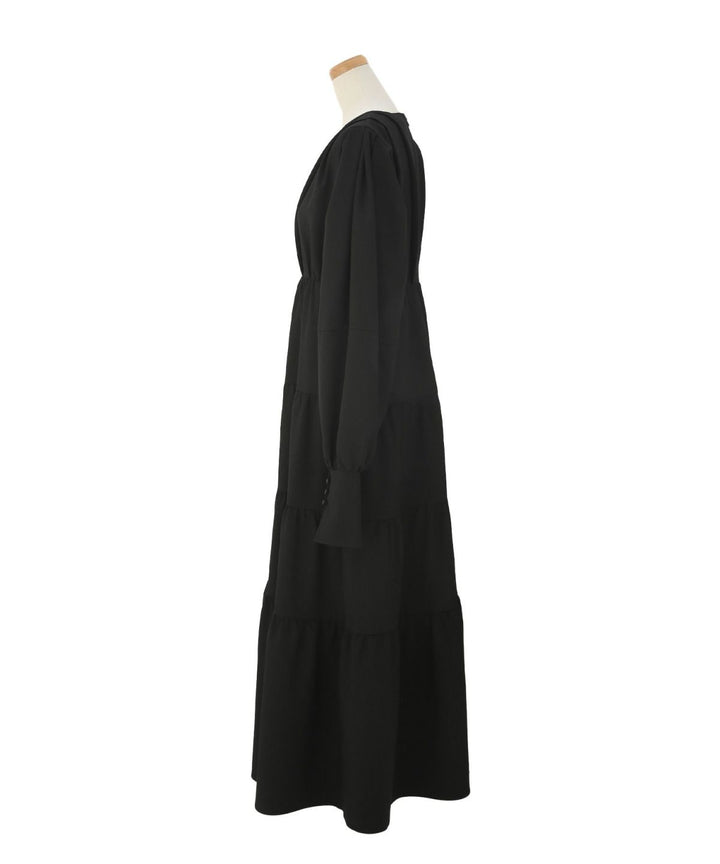 Tuck Tiered Dress