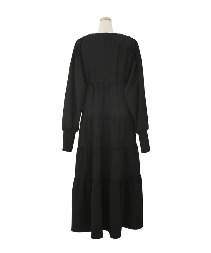 Tuck Tiered Dress