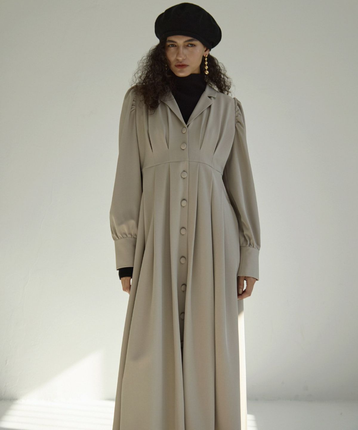 Cotton Double Gauze Tuck Dress新品タグ付き DOUBLE GAUZE HAND SMOCKING DRESS | NE