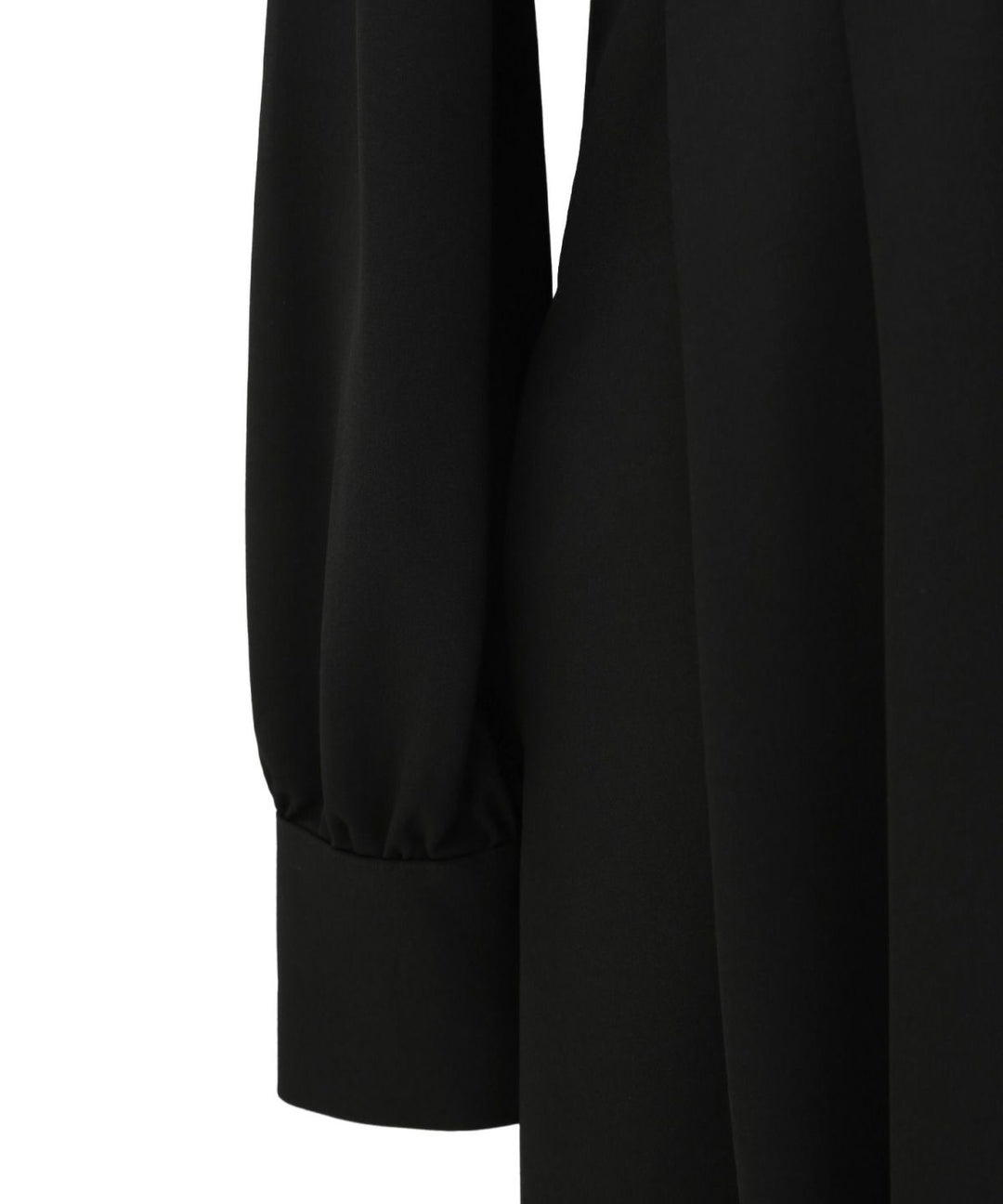 Tailored Collar Tuck Dress