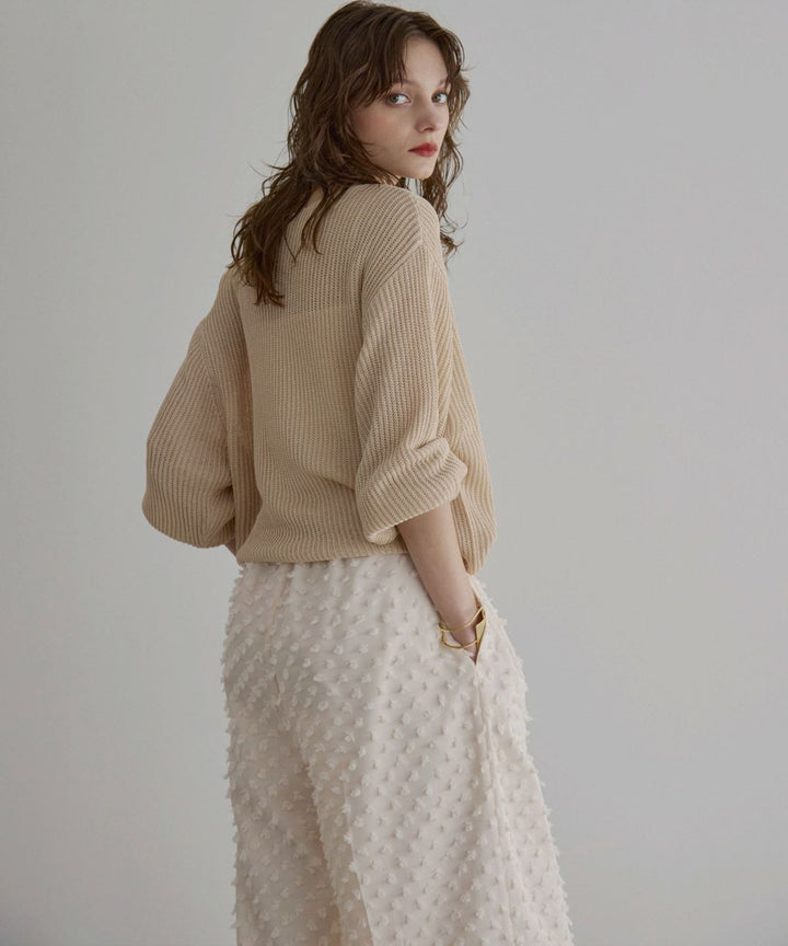 Cubic Dobby Tuck Pants