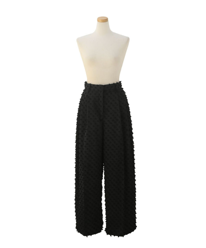 Cubic Dobby Tuck Pants