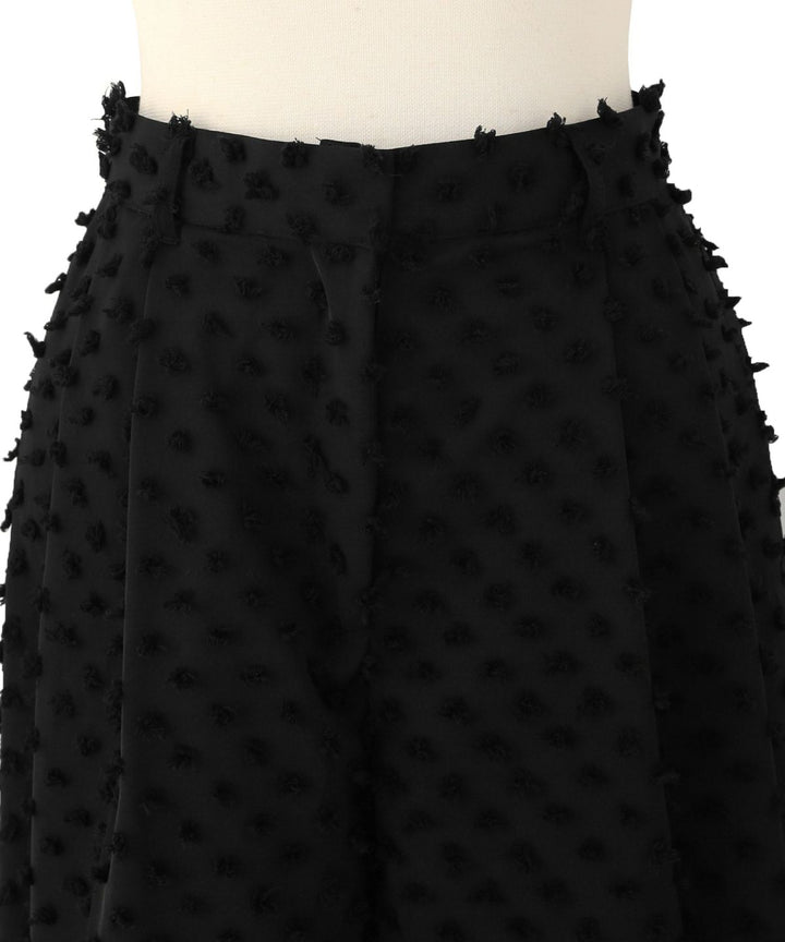 Cubic Dobby Tuck Pants
