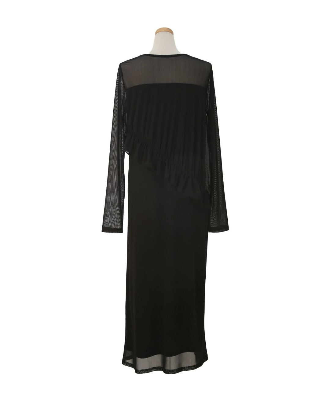 Mesh Sheer Frill Dress