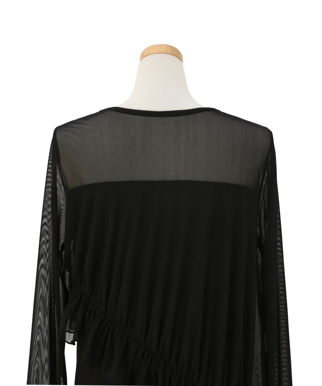 Mesh Sheer Frill Dress