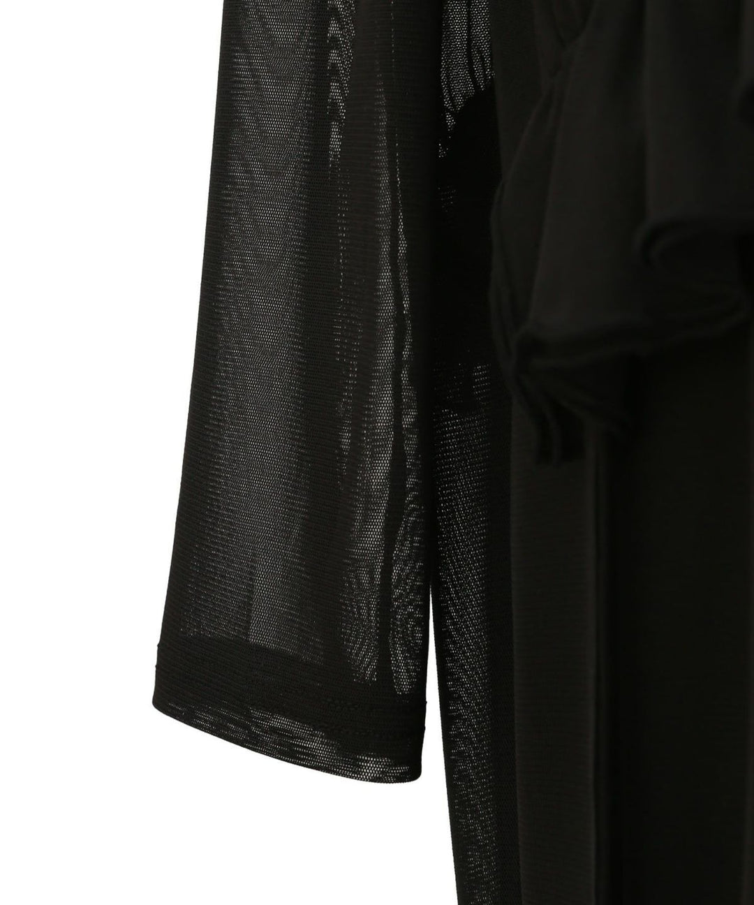 Mesh Sheer Frill Dress