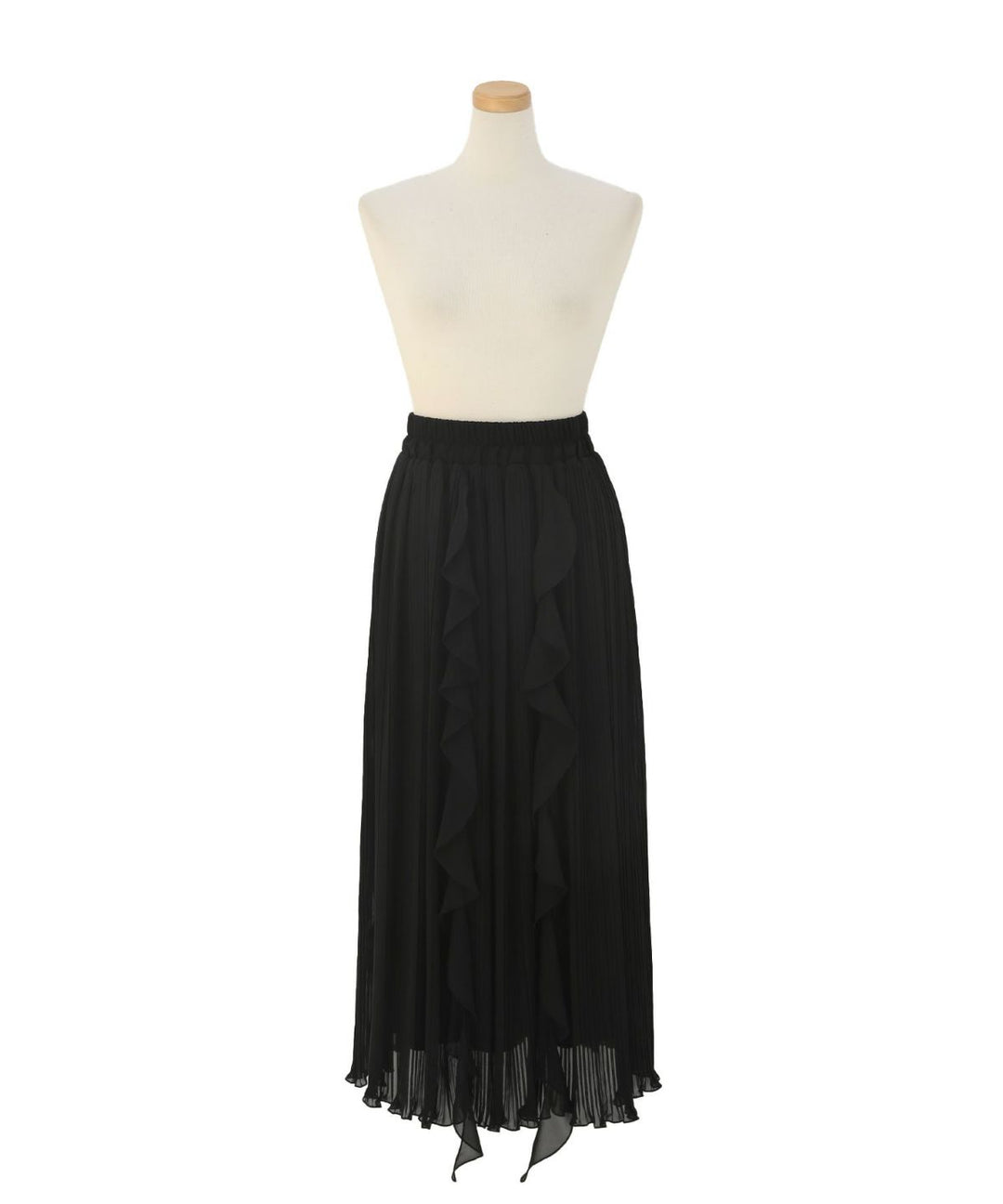 Pleat Ruffle Mellow Skirt
