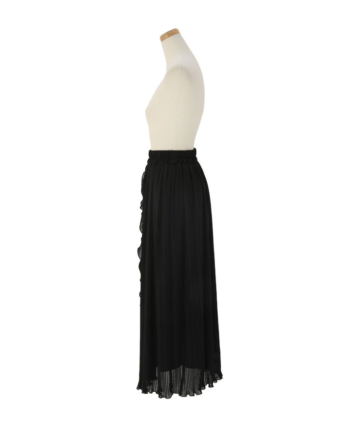 Pleat Ruffle Mellow Skirt