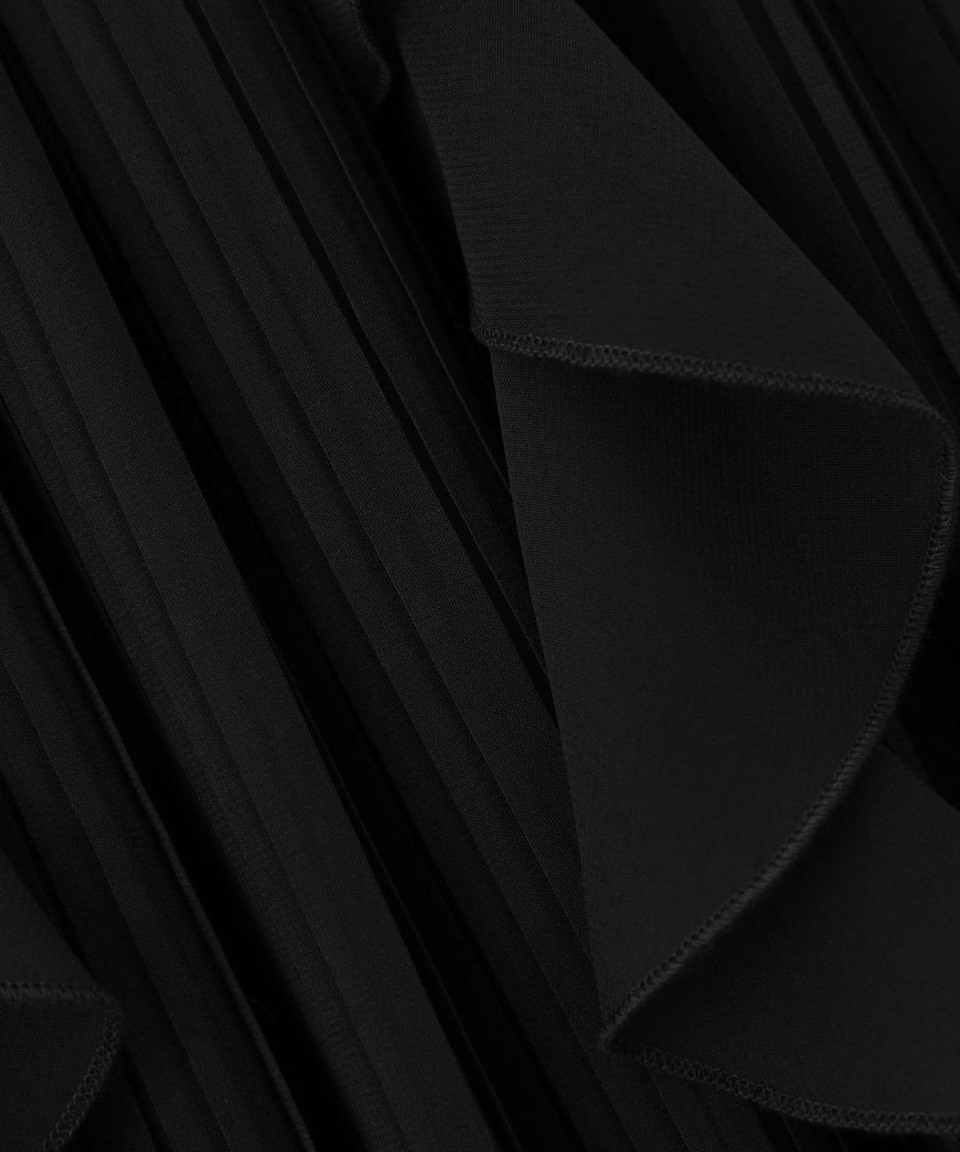 Pleat Ruffle Mellow Skirt