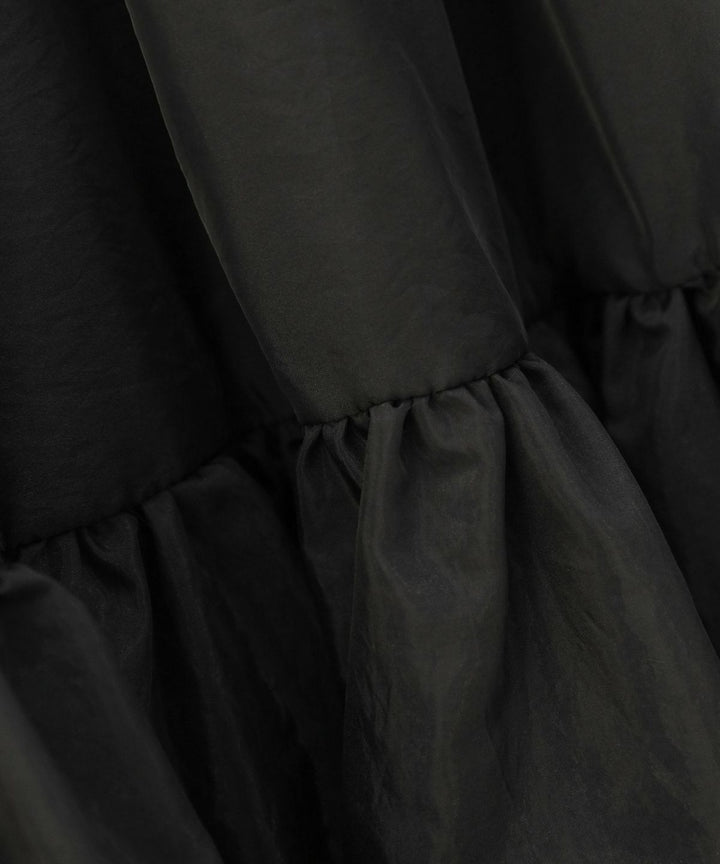 Sheer Organdy Gather Skirt