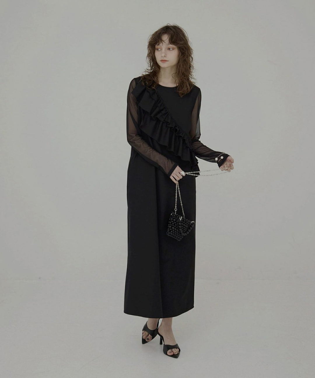 Manish Twill Frill Dress