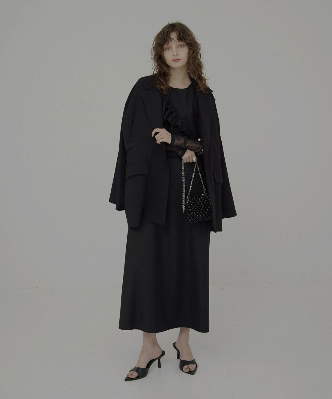Manish Twill Frill Dress