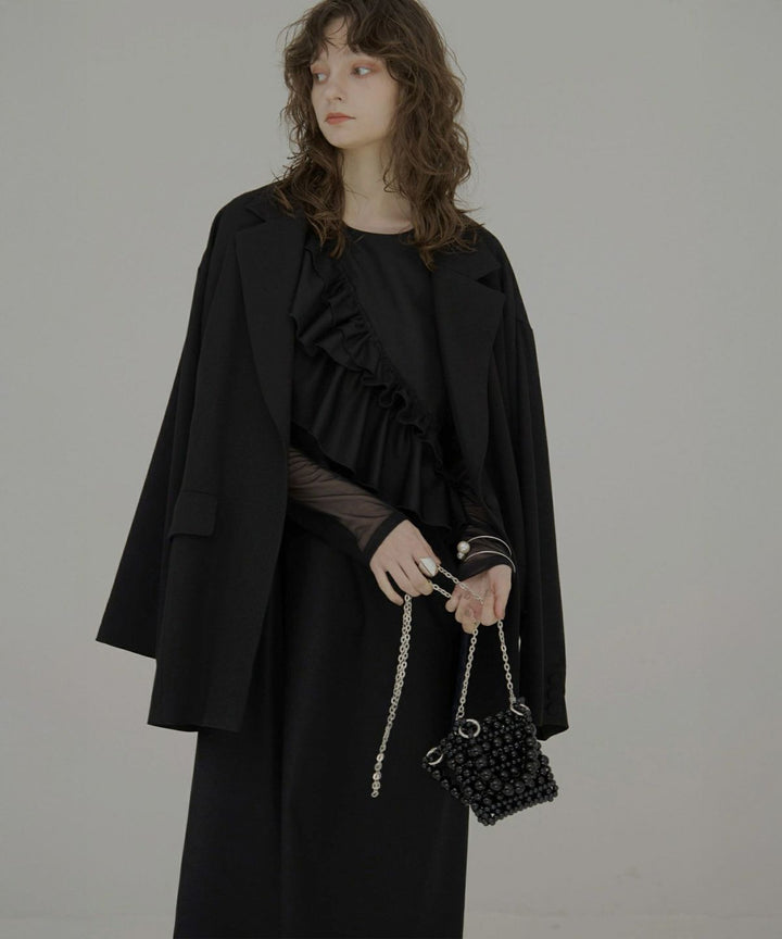 Manish Twill Frill Dress