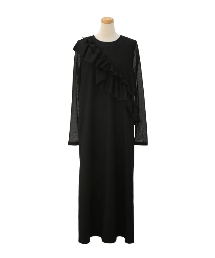 Manish Twill Frill Dress