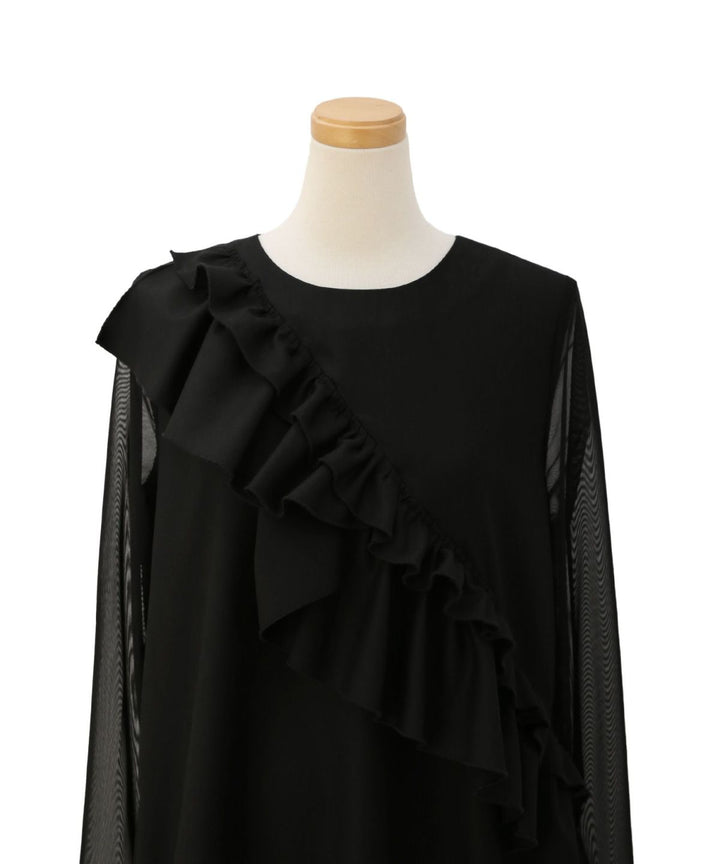 Manish Twill Frill Dress