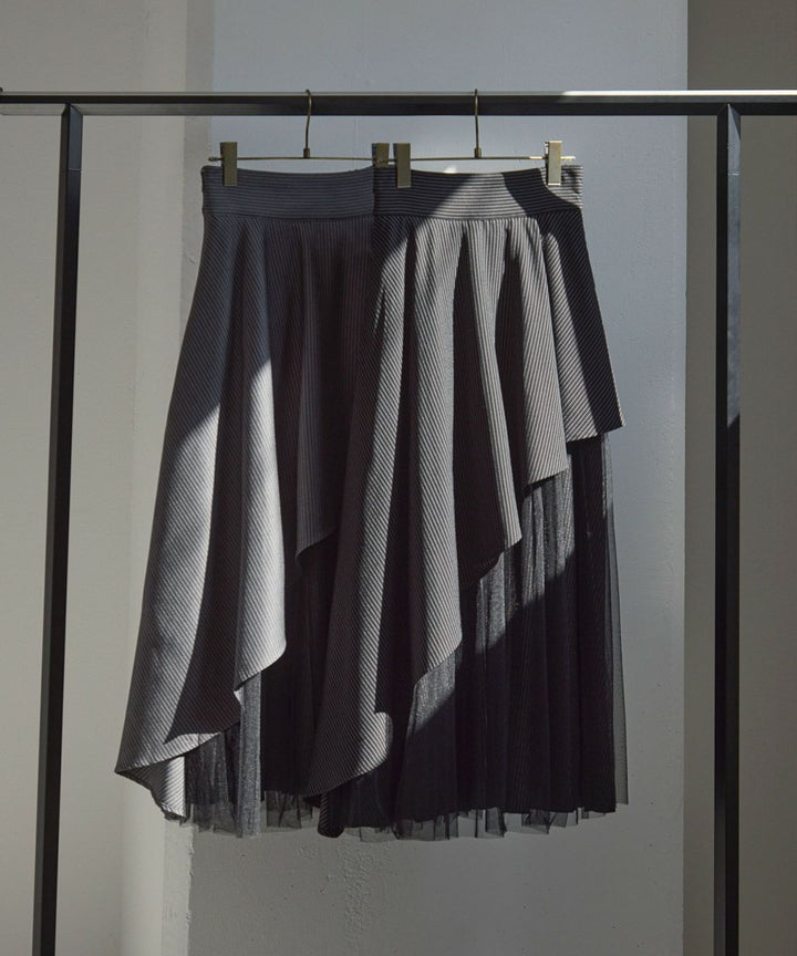 【YUKKO SPECIAL COLLABORATION】DOUBLE LAYER MANISH SKIRT
