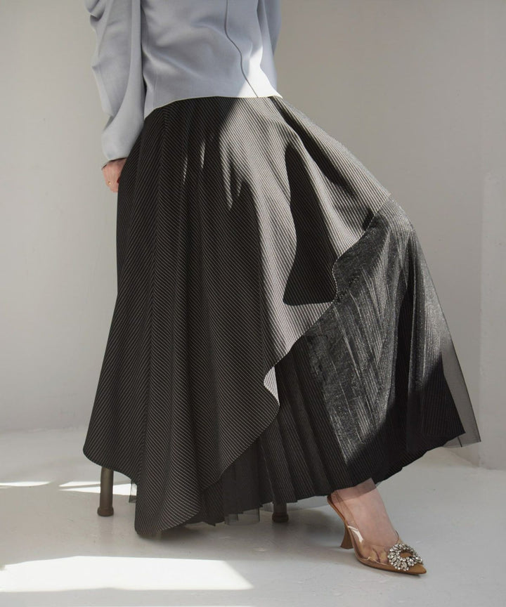 【YUKKO SPECIAL COLLABORATION】DOUBLE LAYER MANISH SKIRT