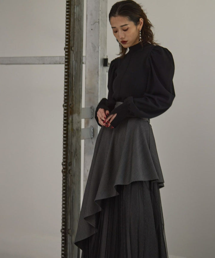 【YUKKO SPECIAL COLLABORATION】DOUBLE LAYER MANISH SKIRT