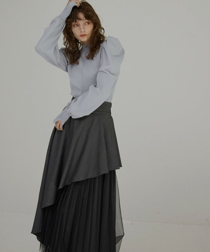 【YUKKO SPECIAL COLLABORATION】DOUBLE LAYER MANISH SKIRT