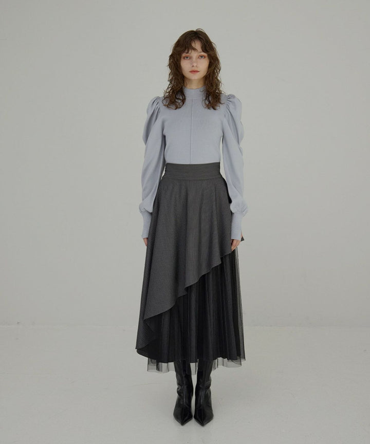 【YUKKO SPECIAL COLLABORATION】DOUBLE LAYER MANISH SKIRT