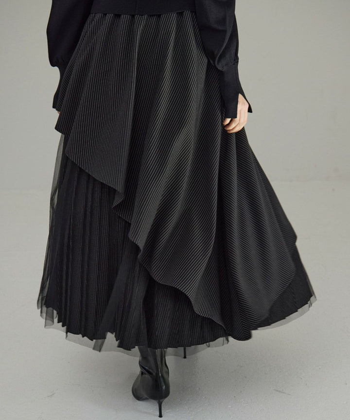 【YUKKO SPECIAL COLLABORATION】DOUBLE LAYER MANISH SKIRT