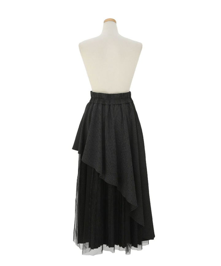 【YUKKO SPECIAL COLLABORATION】DOUBLE LAYER MANISH SKIRT