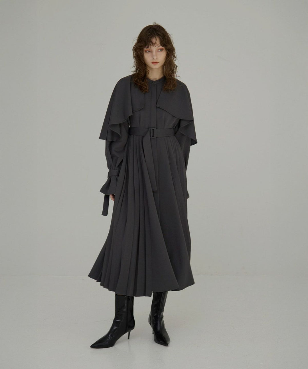 【YUKKO SPECIAL COLLABORATION】CAPE TRENCH DRESS