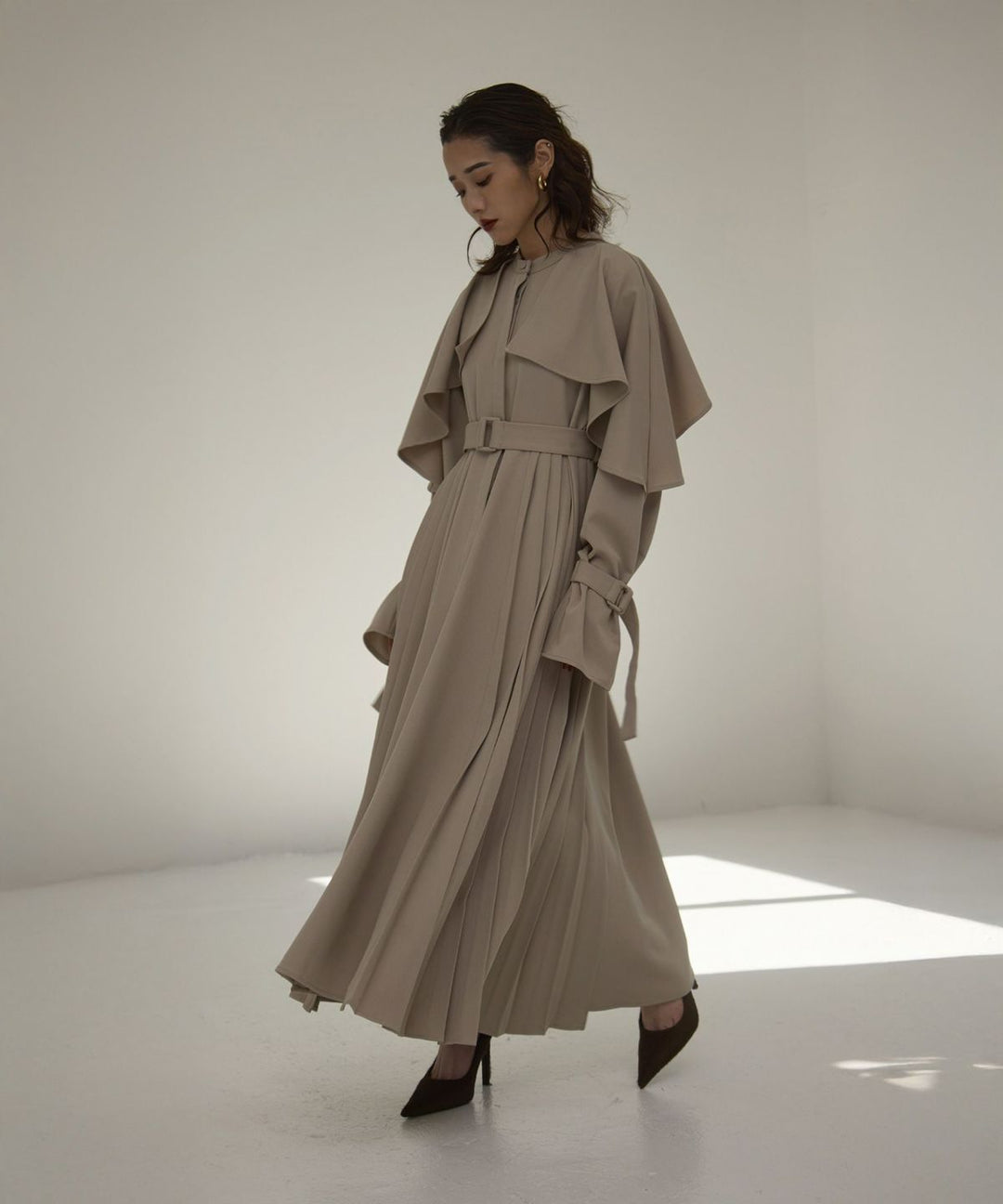 【YUKKO SPECIAL COLLABORATION】CAPE TRENCH DRESS