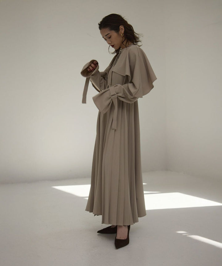 【YUKKO SPECIAL COLLABORATION】CAPE TRENCH DRESS