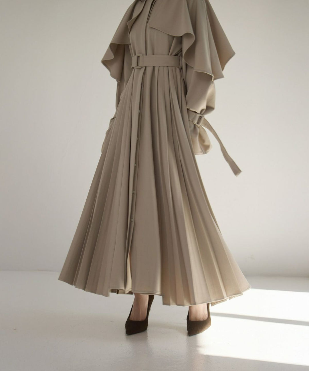 【YUKKO SPECIAL COLLABORATION】CAPE TRENCH DRESS