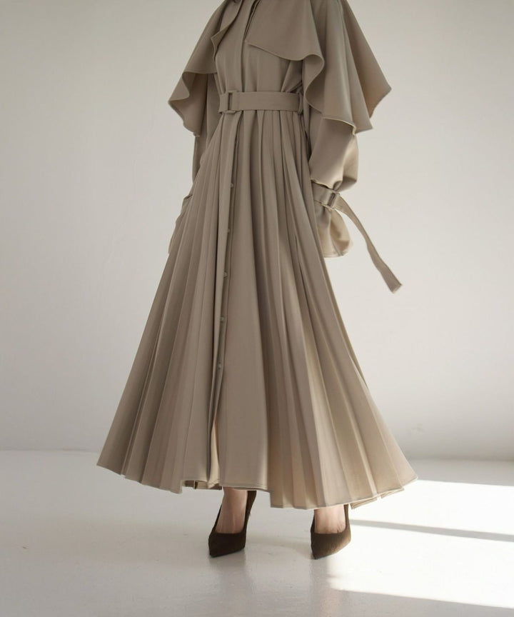 【YUKKO SPECIAL COLLABORATION】CAPE TRENCH DRESS